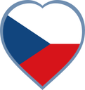 Czechia Heart Badge