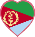 Eritrea Heart Badge