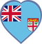 Fiji Heart Badge