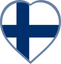 Finland Heart Badge