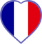 France Heart Badge