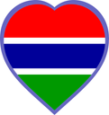 Gambia Heart Badge