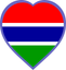 Gambia Heart Badge