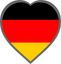 Germany Heart Badge