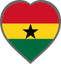 Ghana Heart Badge