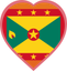 Grenada Heart Badge