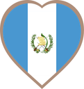 Guatemala Heart Badge