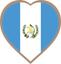 Guatemala Heart Badge