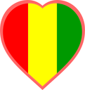 Guinea Heart Badge