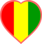 Guinea Heart Badge