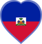 Haiti Heart Badge
