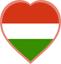 Hungary Heart Badge