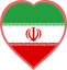Iran Heart Badge