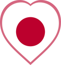 Japan Heart Badge