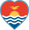 Kiribati Heart Badge