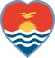 Kiribati Heart Badge