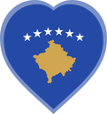 Kosovo Heart Badge
