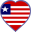 Liberia Heart Badge