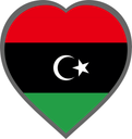 Libya Heart Badge