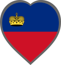 Liechtenstein Heart Badge