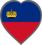 Liechtenstein Heart Badge