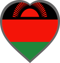 Malawi Heart Badge
