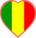 Mali Heart Badge
