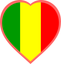 Mali Heart Badge