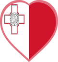 Malta Heart Badge