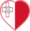 Malta Heart Badge