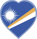 Marshall Islands Heart Badge