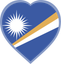 Marshall Islands Heart Badge