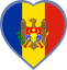 Moldova Heart Badge