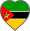 Mozambique Heart Badge