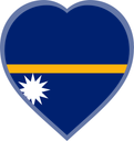Nauru Heart Badge