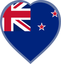 New Zealand Heart Badge