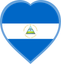 Nicaragua Heart Badge