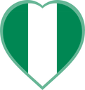 Nigeria Heart Badge