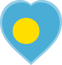 Palau Heart Badge