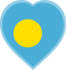 Palau Heart Badge