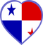 Panama Heart Badge