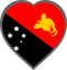 Papua New Guinea Heart Badge