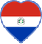 Paraguay Heart Badge