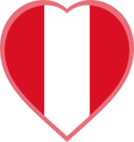 Peru Heart Badge