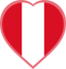 Peru Heart Badge