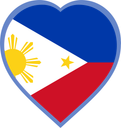 Philippines Heart Badge