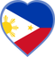 Philippines Heart Badge