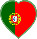 Portugal Heart Badge