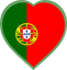 Portugal Heart Badge