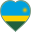 Rwanda Heart Badge